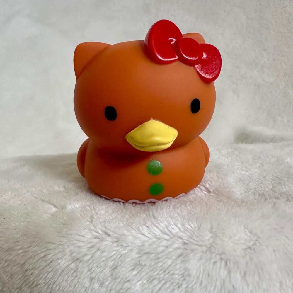 Hello Kitty Gingerbread Rubber Duck Sanrio Jazwares 2024 Christmas